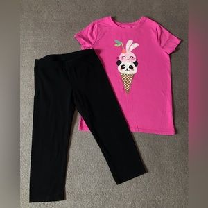 Cat and Jack girl outfit size 7/8